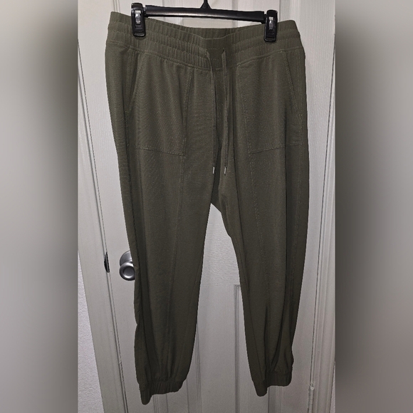 Marmot Avision Jogger Pants Stretch with Pockets Olive Green Women's Size L - Picture 6 of 10